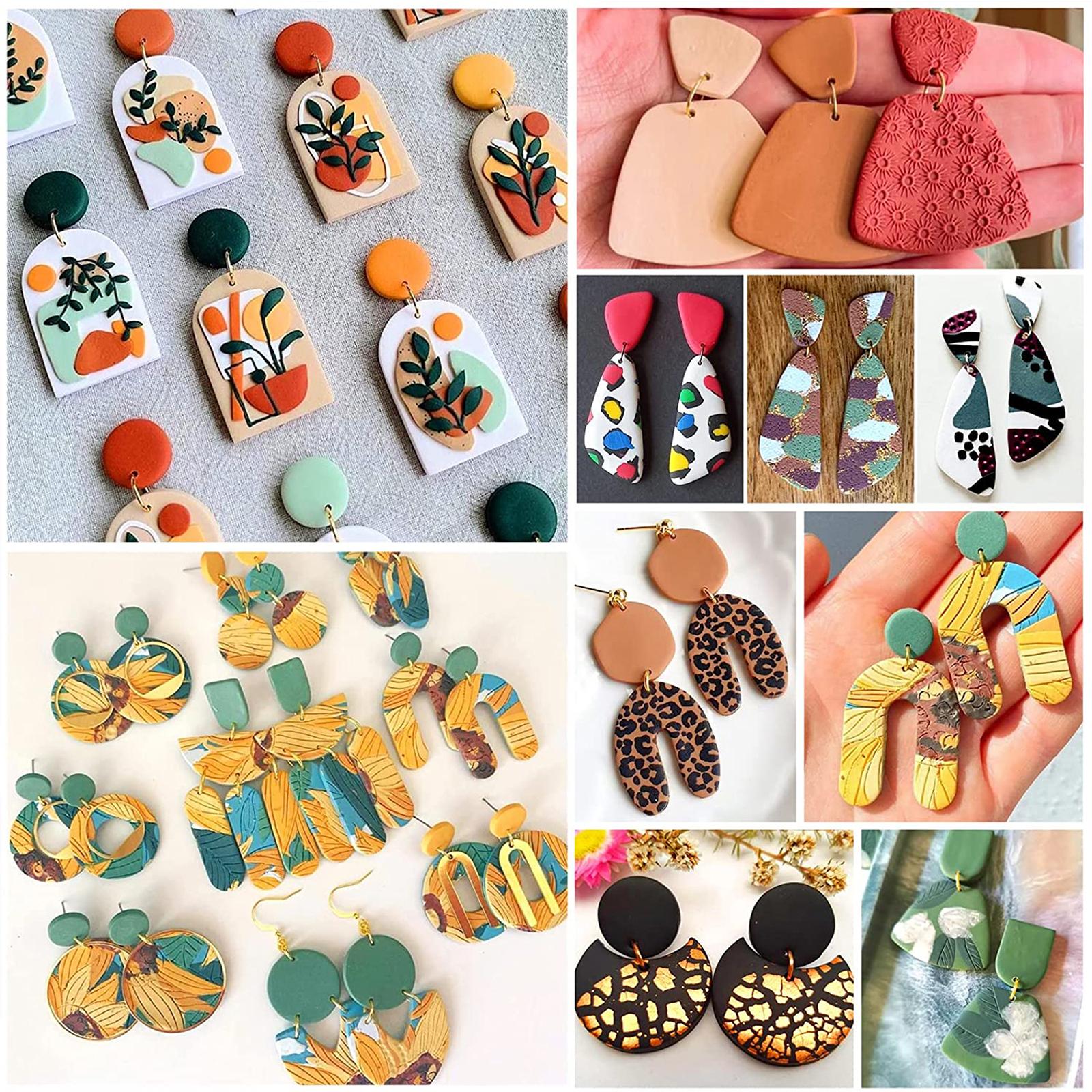 Craft And Art Difference - 24 Peças de Polímero Plástico, Diferentes