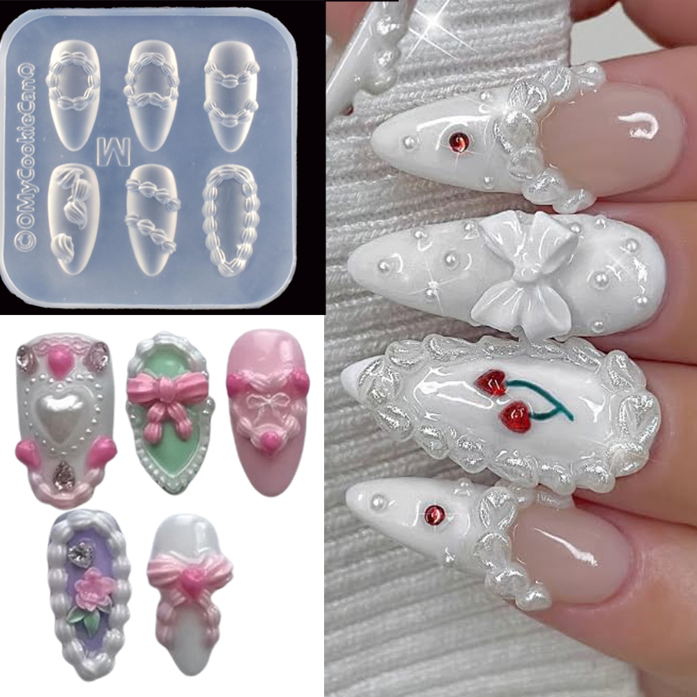 Art Craft Template - 1pc 3d creme francês arte do