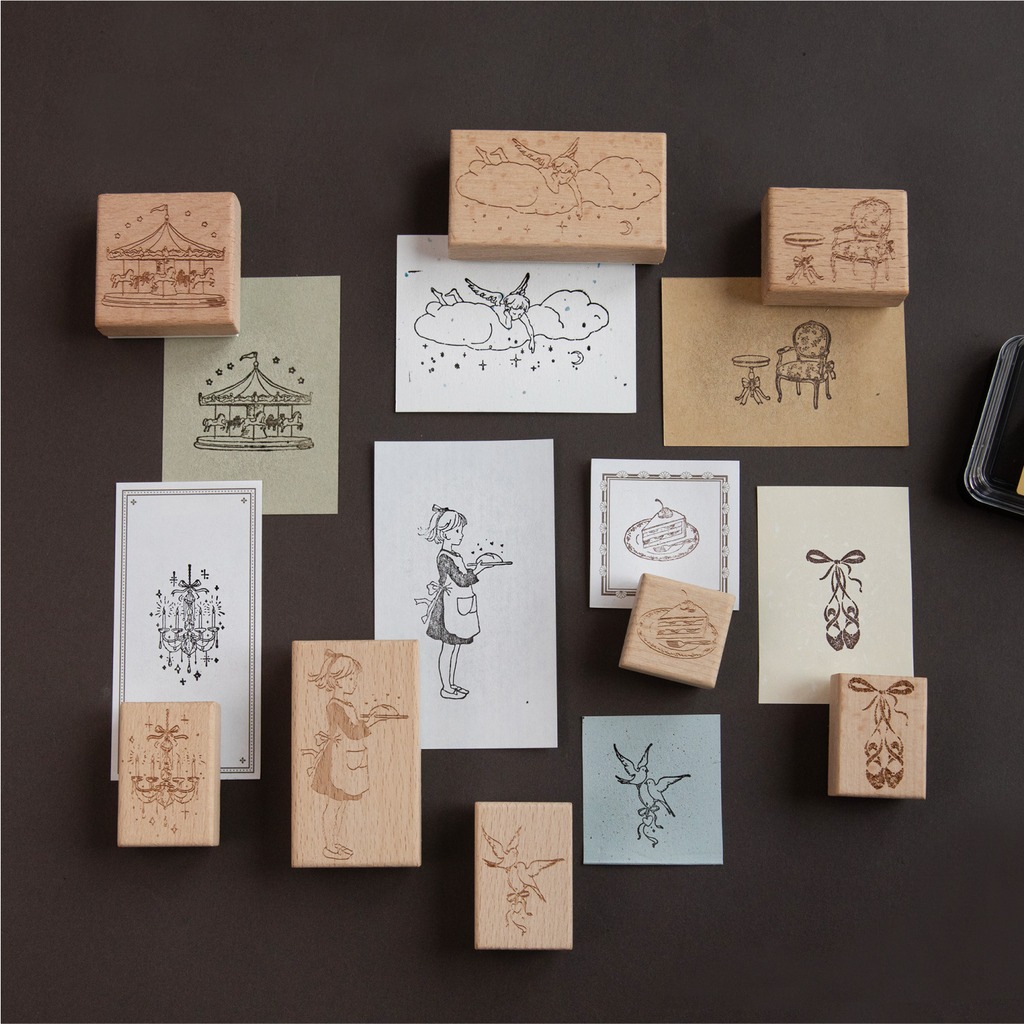 Art Craft Notebook - Carimbo de Borracha com Padrão de