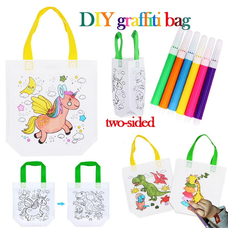 Art Craft Notebook - 1-10 pçs conjuntos diy graffiti saco