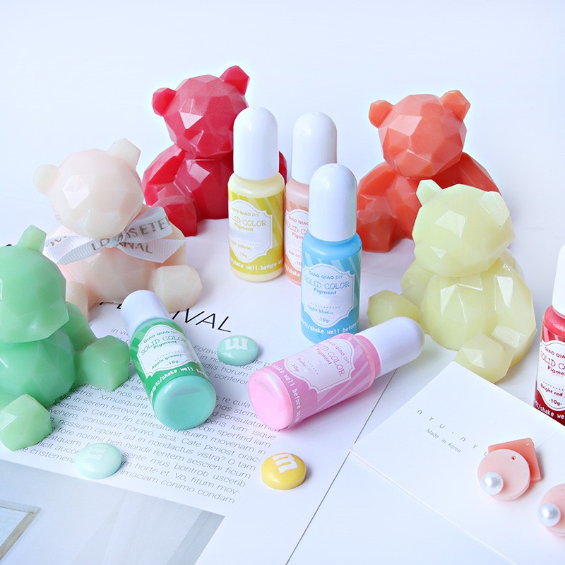 Resin Pigment Powder - Atacado: 18 pigmentos líquidos vibrantes para