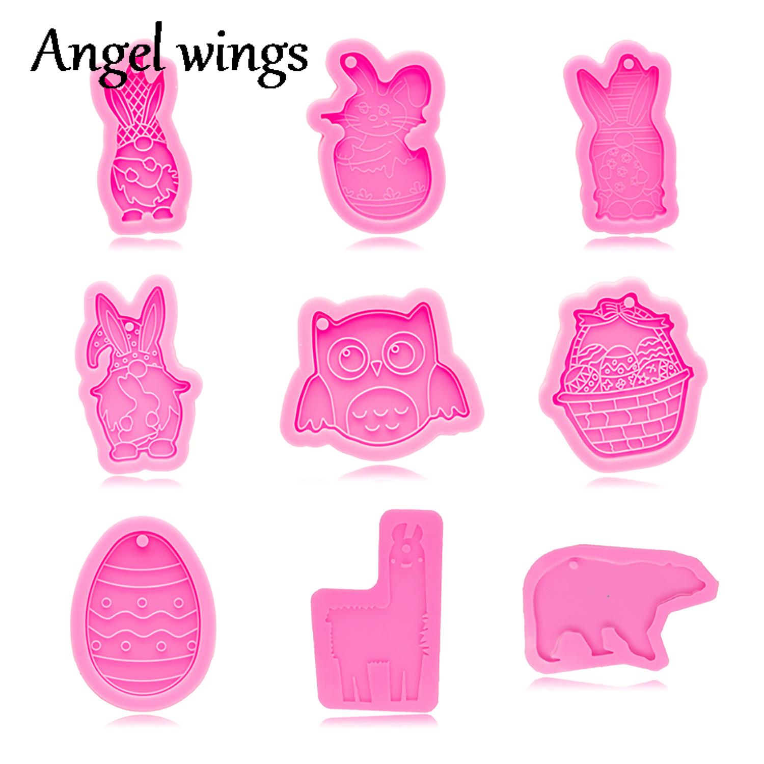 Art Craft Easter - Silicone Easter Bunny Mold, ovo, coruja,