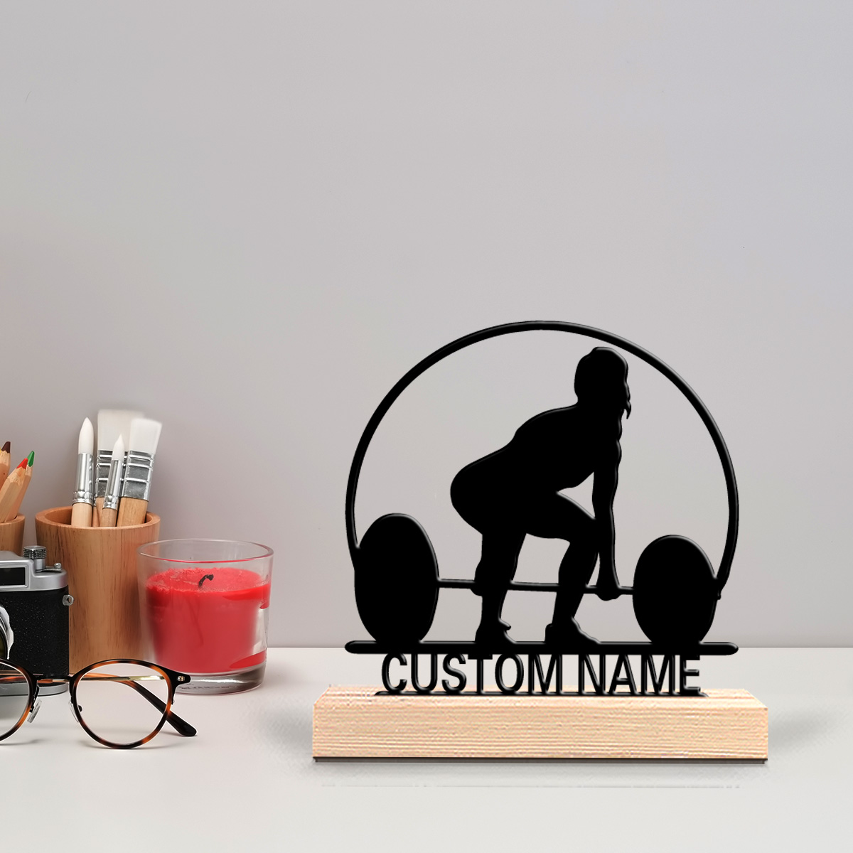Art Craft Letter A - 1 peça Estátua de Metal Personalizada