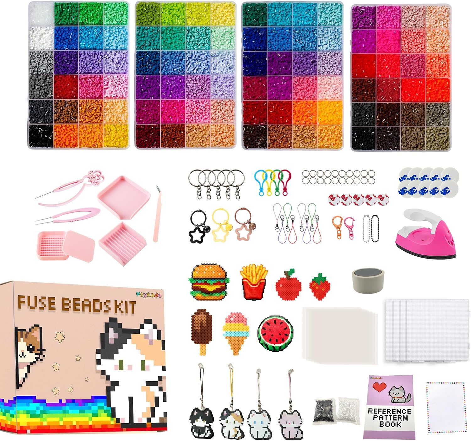 Art Craft Decoration - Kit de Miçangas Fusíveis - Fácil