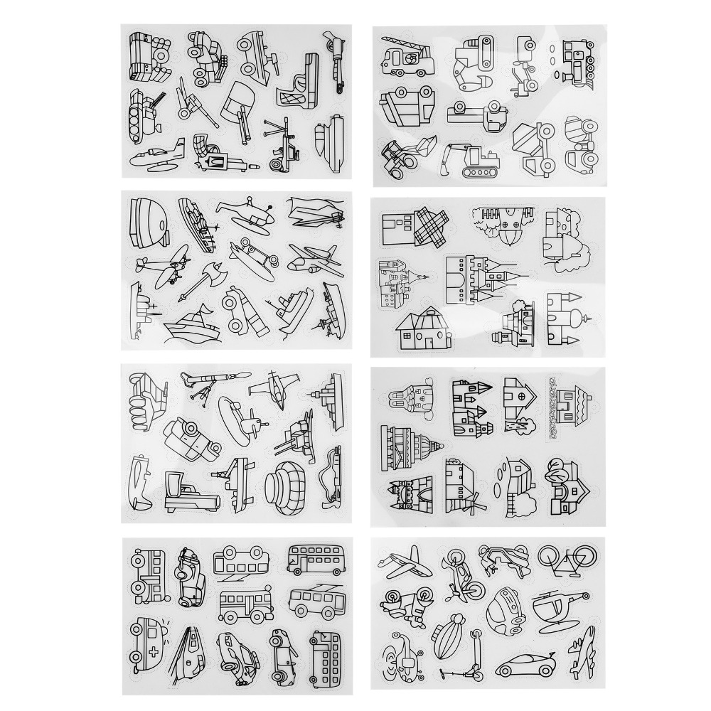 8PCS Folhas Translucidas Termo - Craft And Art Difference avaliação e preço
