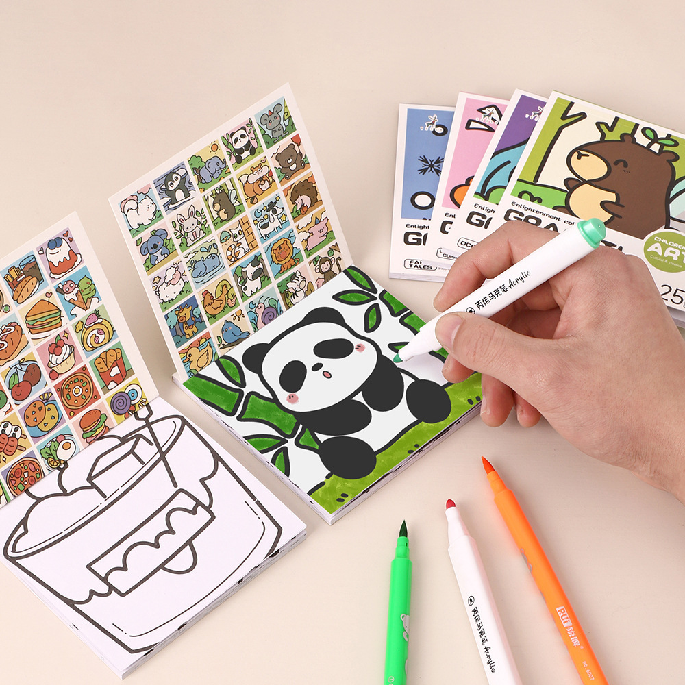 Livro de colorir prático dos d - Art Craft Notebook avaliação e preço
