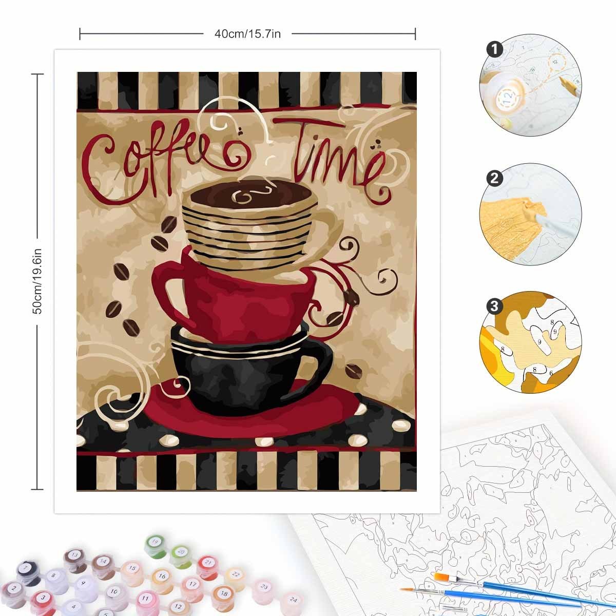 Kit de Pintura por Números par - Art Craft Letter A avaliação e preço