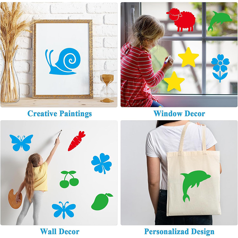 10/20 peças de estênceis para  - Art Craft Template avaliação e preço