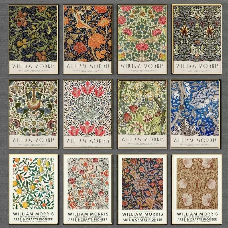 Nordic pintura em tela cartaz  - Art Craft William Morris avaliação e preço