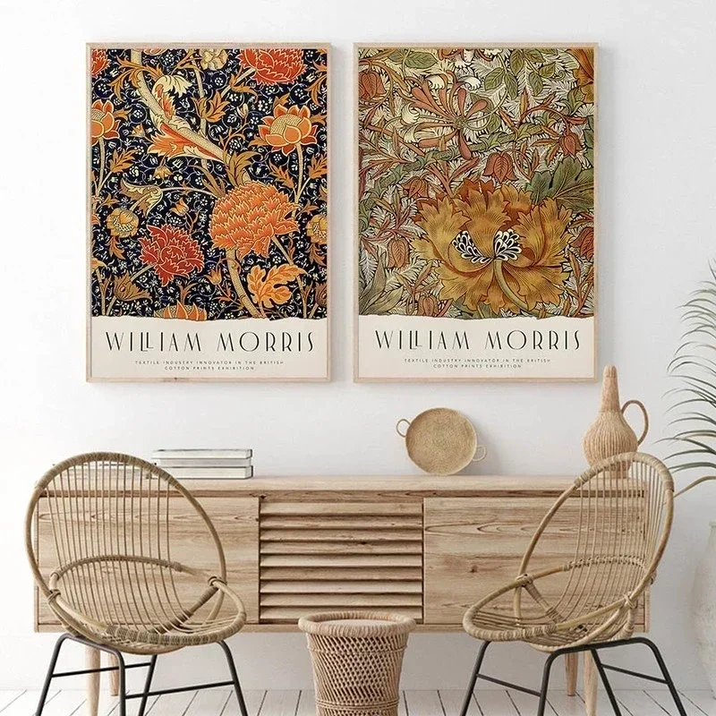Nordic pintura em tela cartaz  - Art Craft William Morris avaliação e preço
