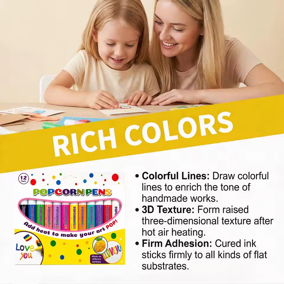 Conjunto de Canetas Puffy Popc - Art Craft Notebook avaliação e preço