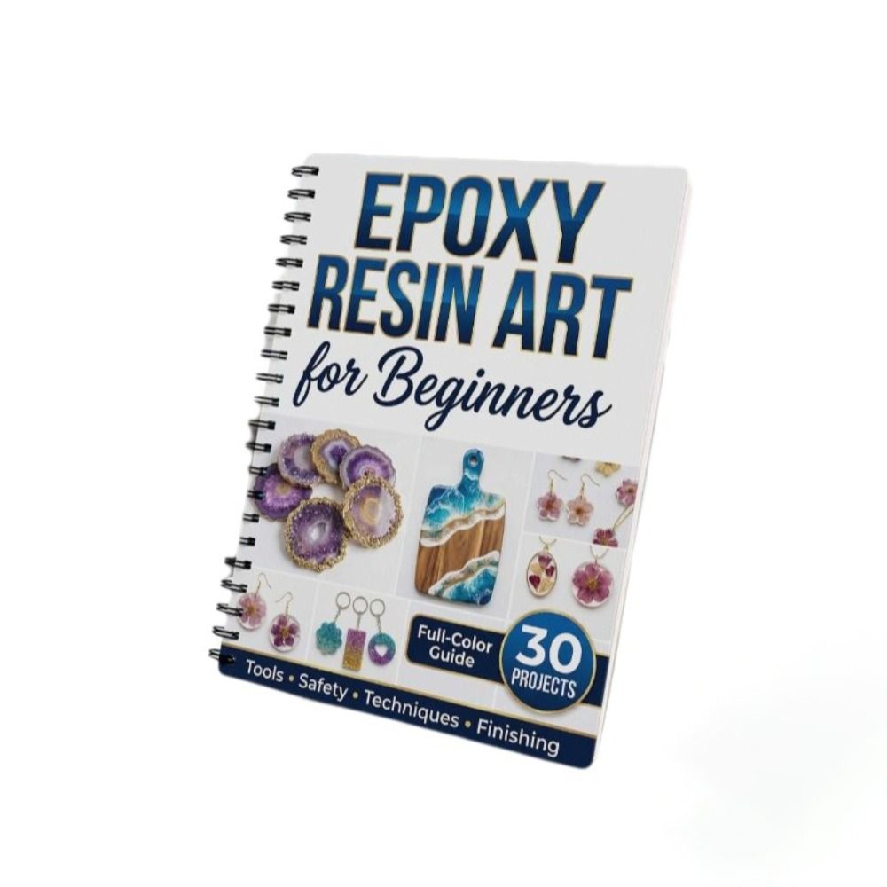 Manual de Arte em Resina Epóxi - Art Craft Notebook avaliação e preço
