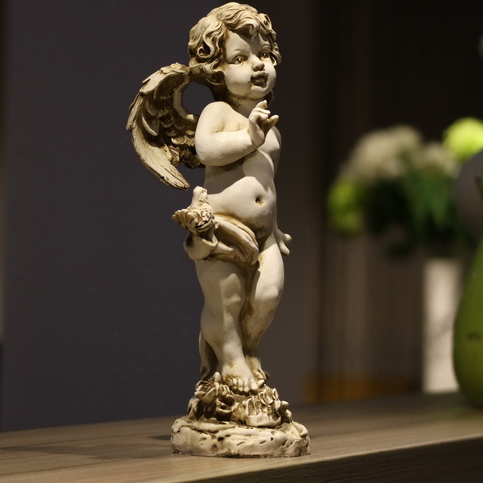 Estatueta de Anjo Retrô em Res - Unique Art Craft avaliação e preço