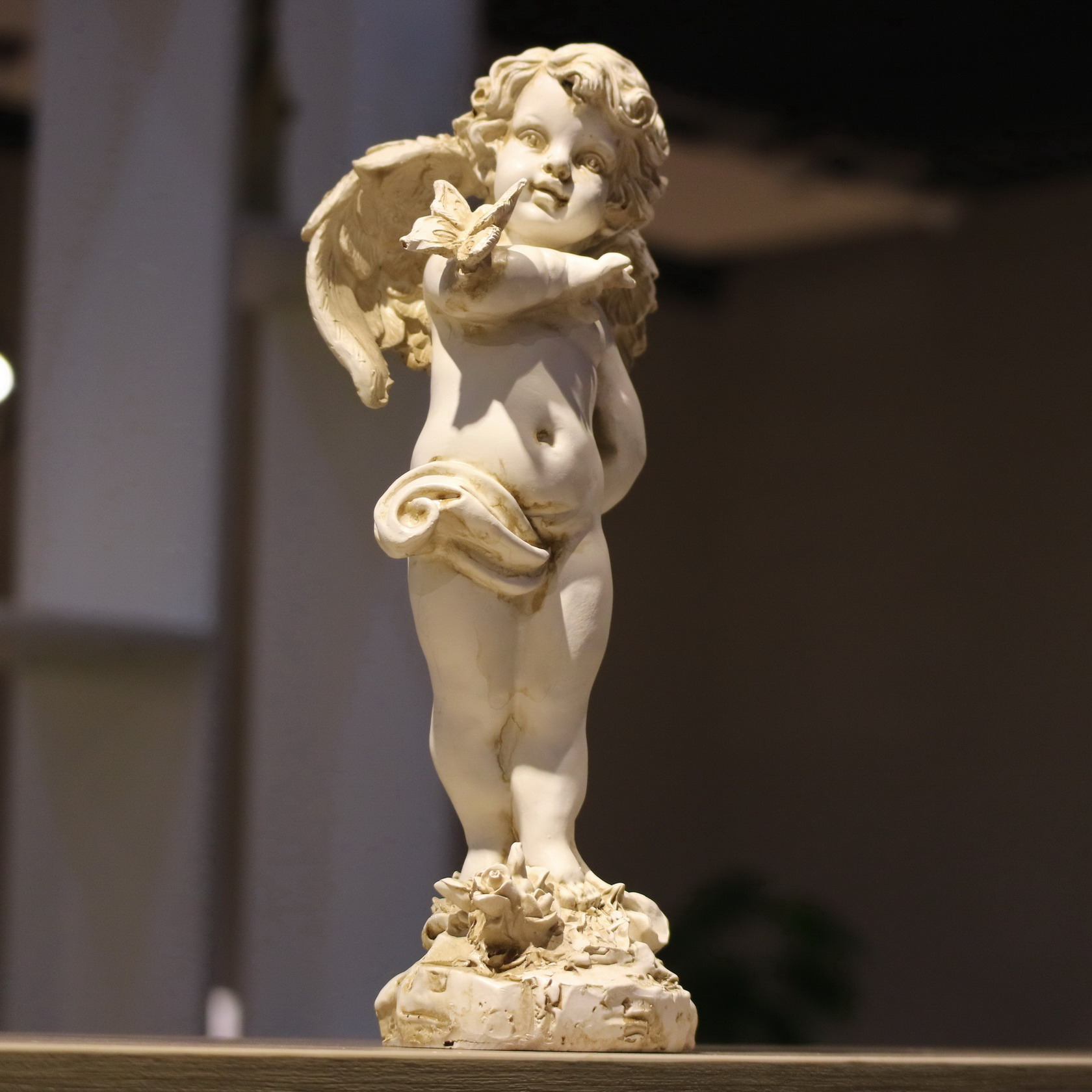 Estatueta de Anjo Retrô em Res - Unique Art Craft avaliação e preço