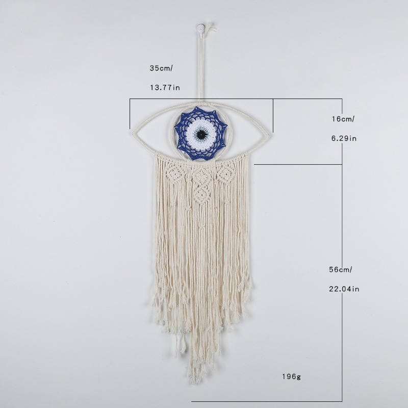 Nordic tecido à mão mau olhado - Art Craft Decoration avaliação e preço