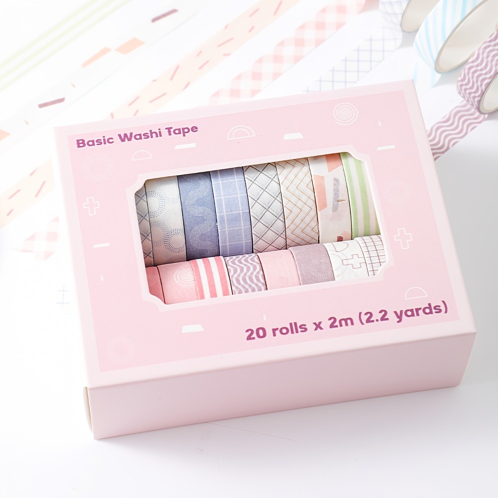20 Rolos de Fita Macaron, 0,4  - Art Craft Notebook avaliação e preço