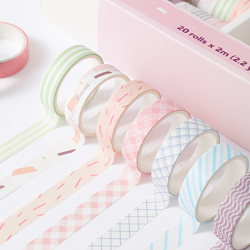 20 Rolos de Fita Macaron, 0,4  - Art Craft Notebook avaliação e preço