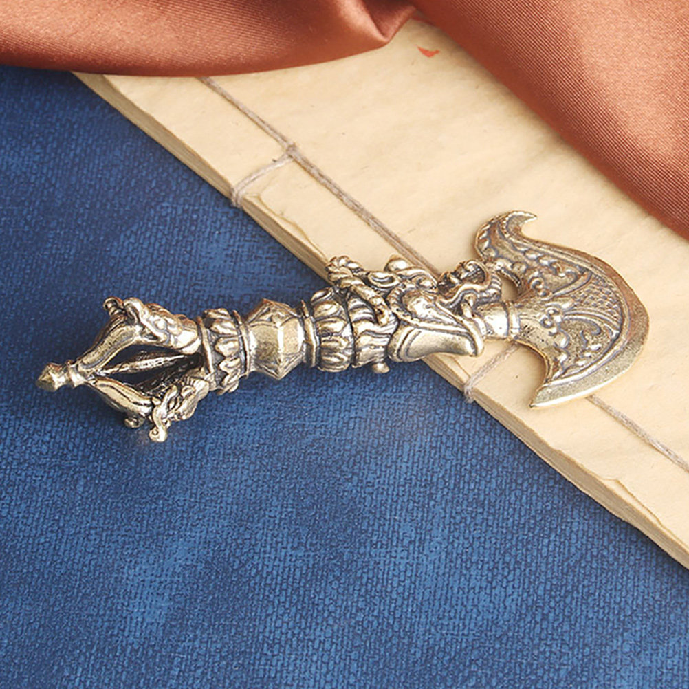 Mini Vajra Pestle de Latão: Or - Art Craft Decoration avaliação e preço