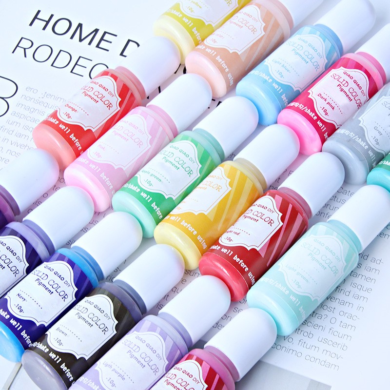 Atacado: 18 pigmentos líquidos - Resin Pigment Powder avaliação e preço