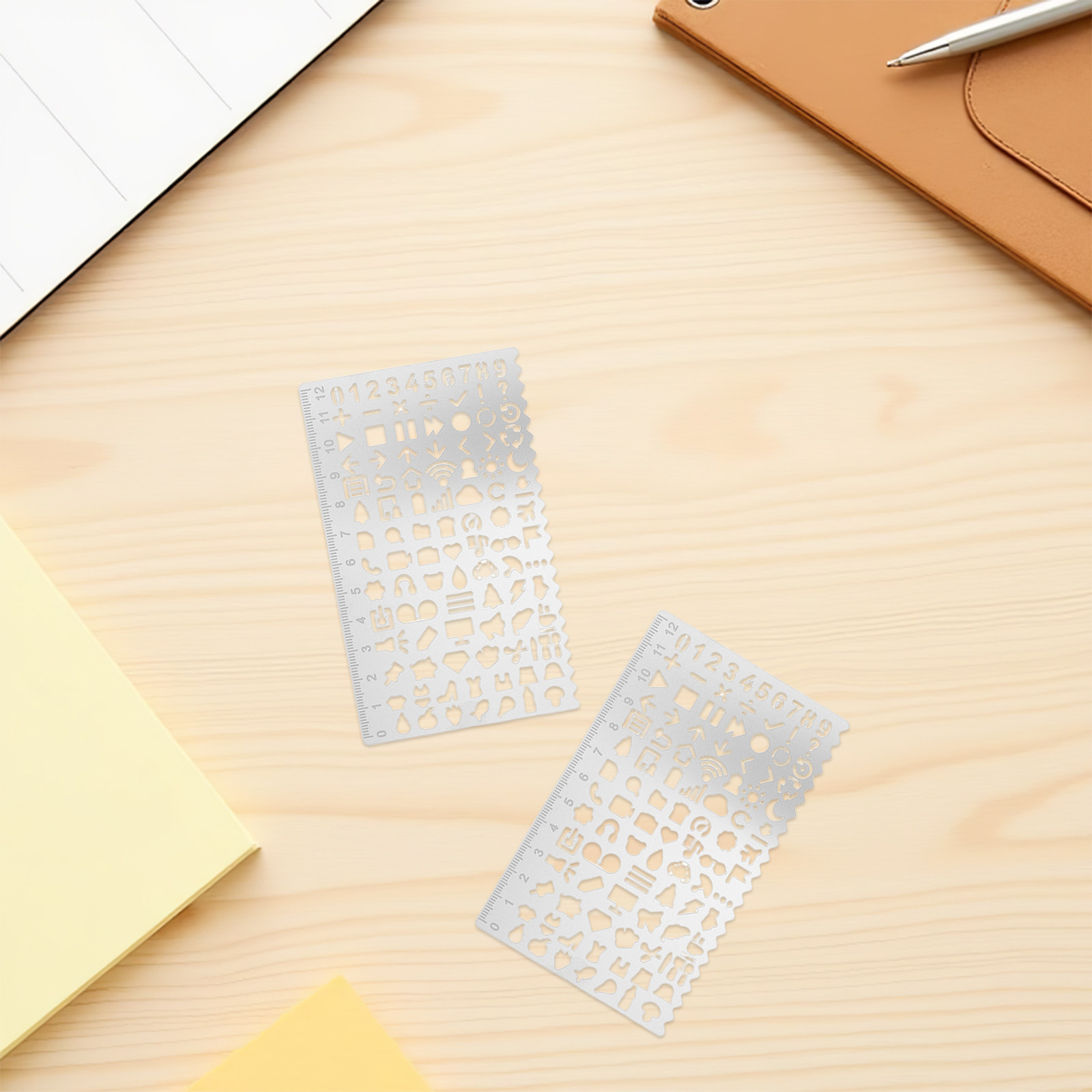 Conjunto de 5 Réguas de Estênc - Art Craft Template avaliação e preço