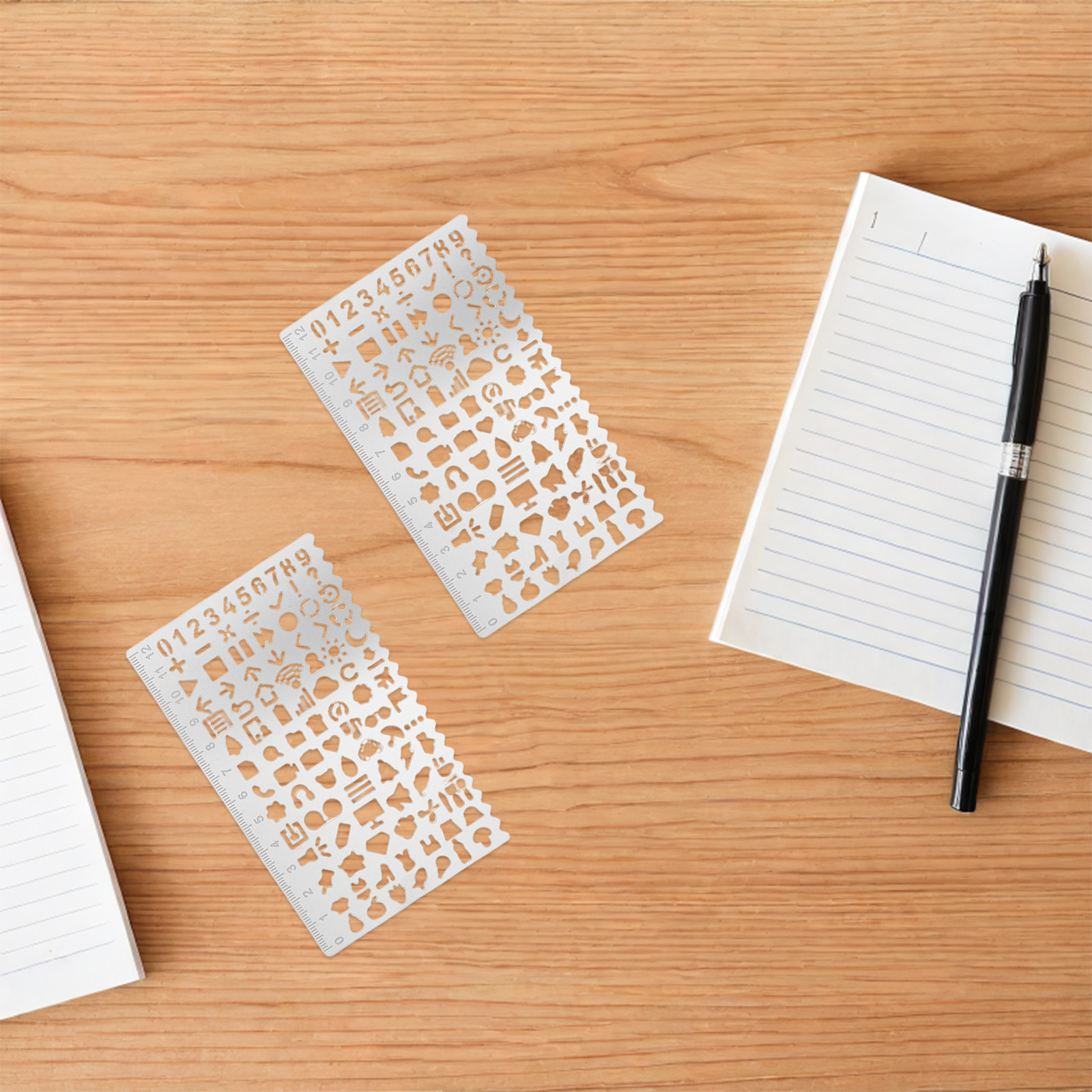 Conjunto de 5 Réguas de Estênc - Art Craft Template avaliação e preço