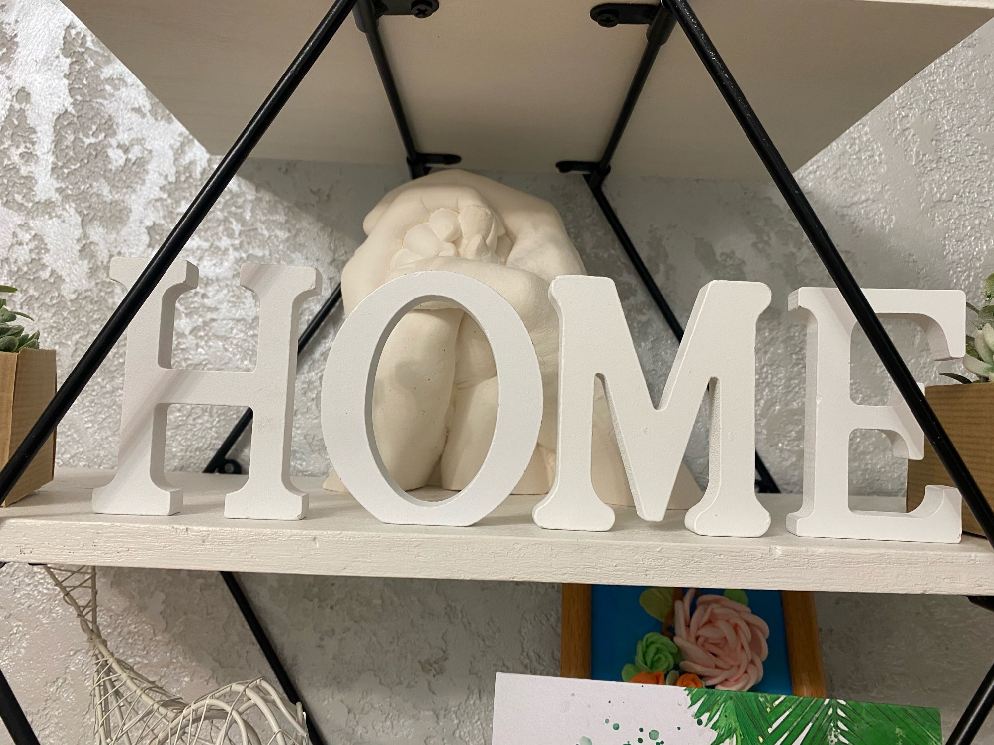 Letras brancas de madeira em i - Art Craft Letter A avaliação e preço