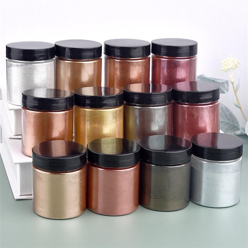 50g shimmer metálico ouro prat - Resin Pigment Powder avaliação e preço