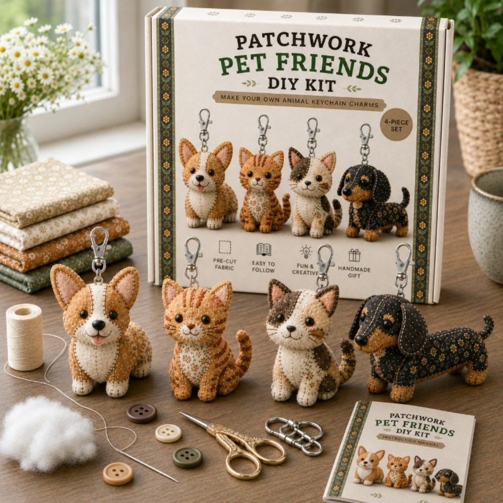 Kit de Costura DIY com Feltro  - Unique Art Craft avaliação e preço