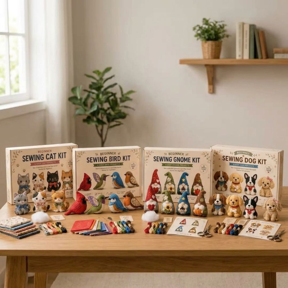 Kit de Costura DIY com Feltro  - Unique Art Craft avaliação e preço