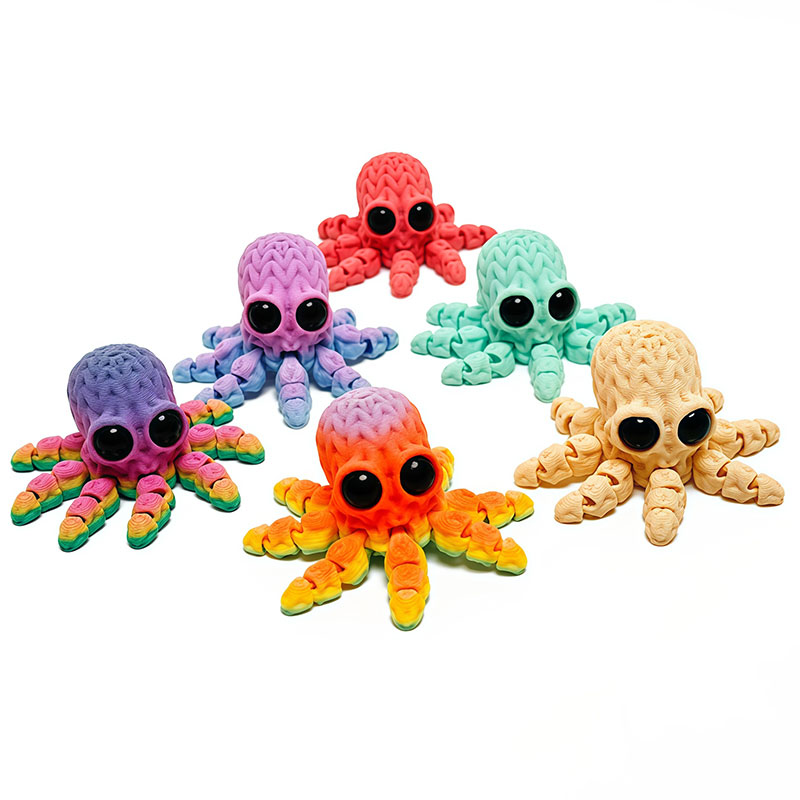 Adorável 3d impresso polvo ímã - Art Craft Easter avaliação e preço