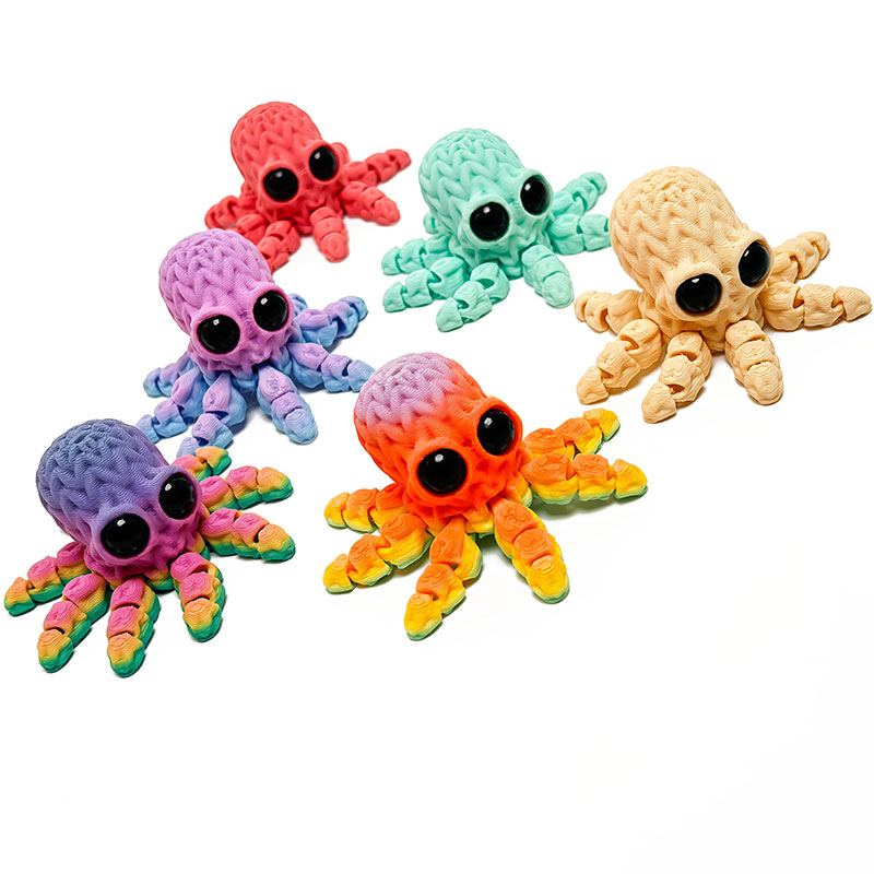 Adorável 3d impresso polvo ímã - Art Craft Easter avaliação e preço