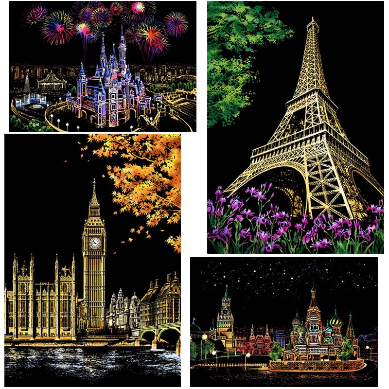 Novo criativo magia scratch ar - Art Craft Notebook avaliação e preço