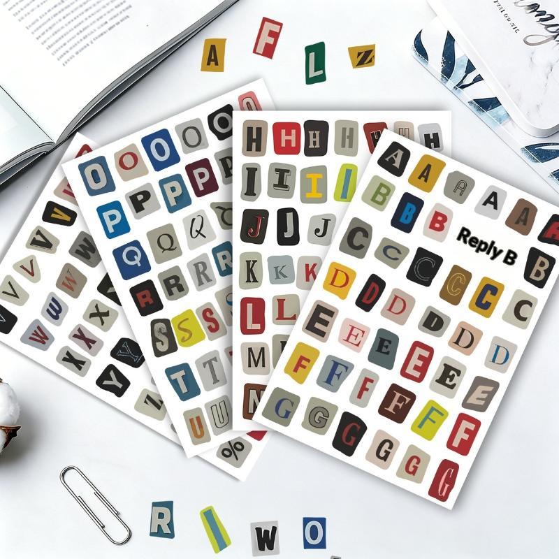 Adesivos de letras inglesas es - Art Craft Notebook avaliação e preço