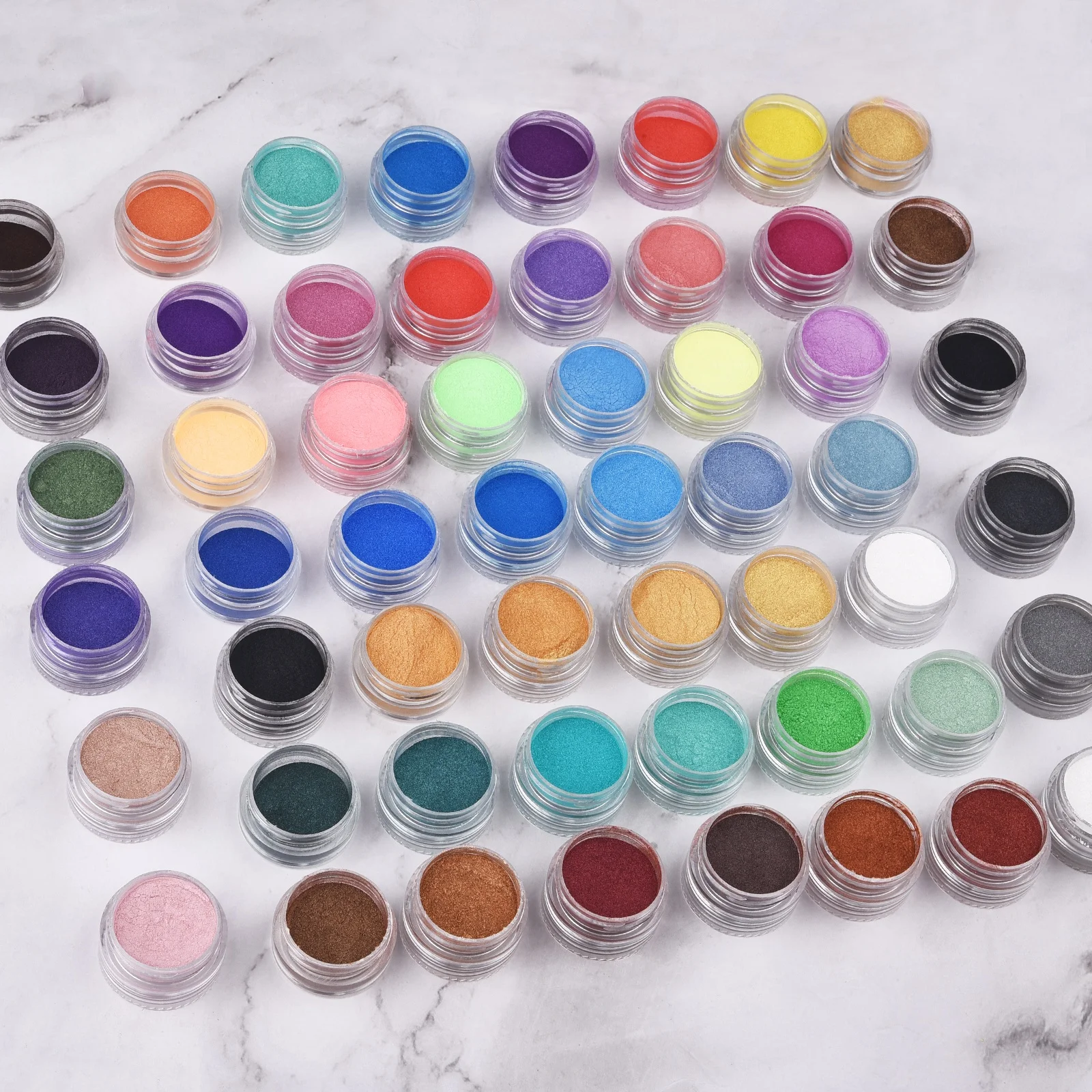 6 cores/conjunto pó perolado r - Resin Pigment Powder avaliação e preço